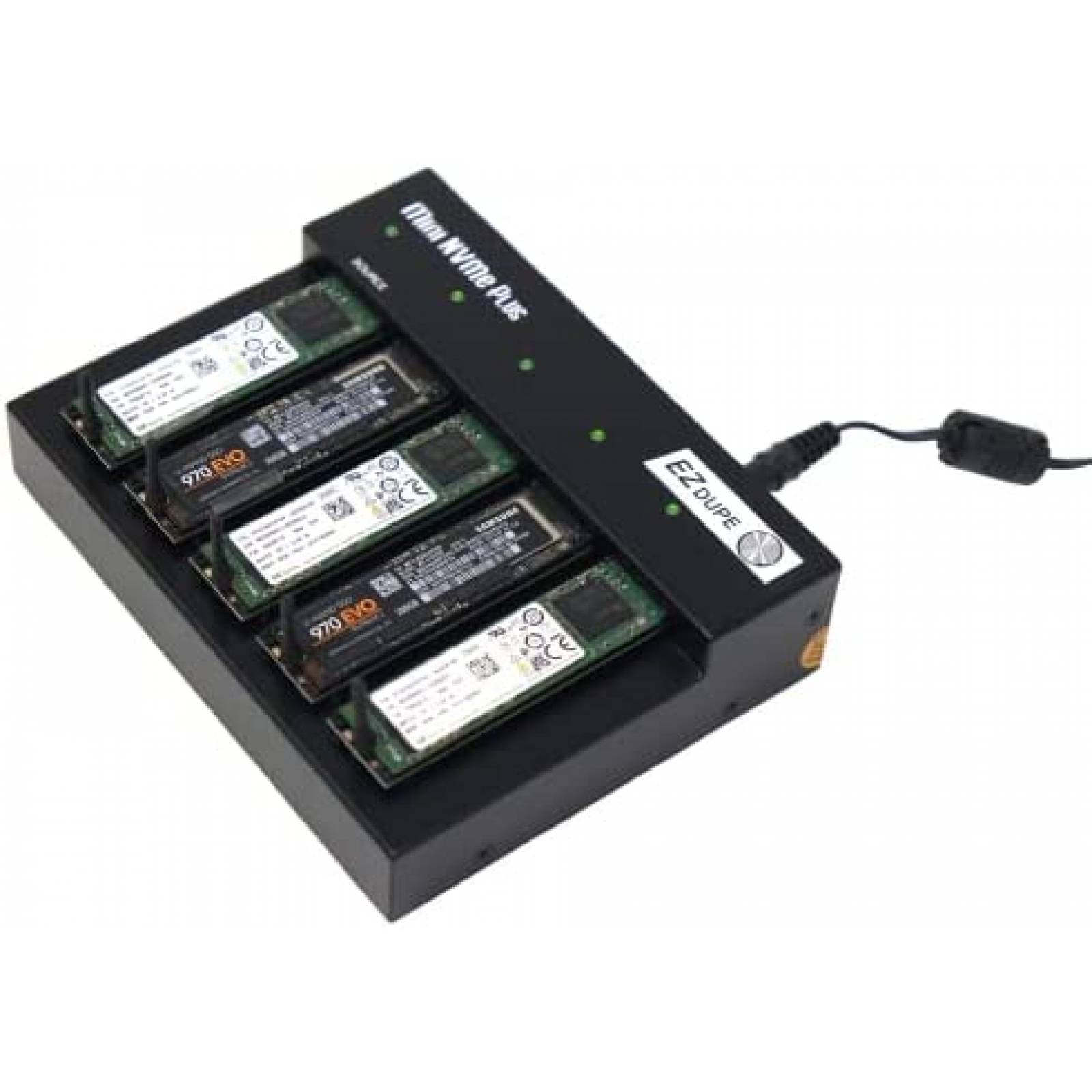 Clonador SSD EZ DUPE Duplicador M.2 de 1 a 4 M.2 -Negro