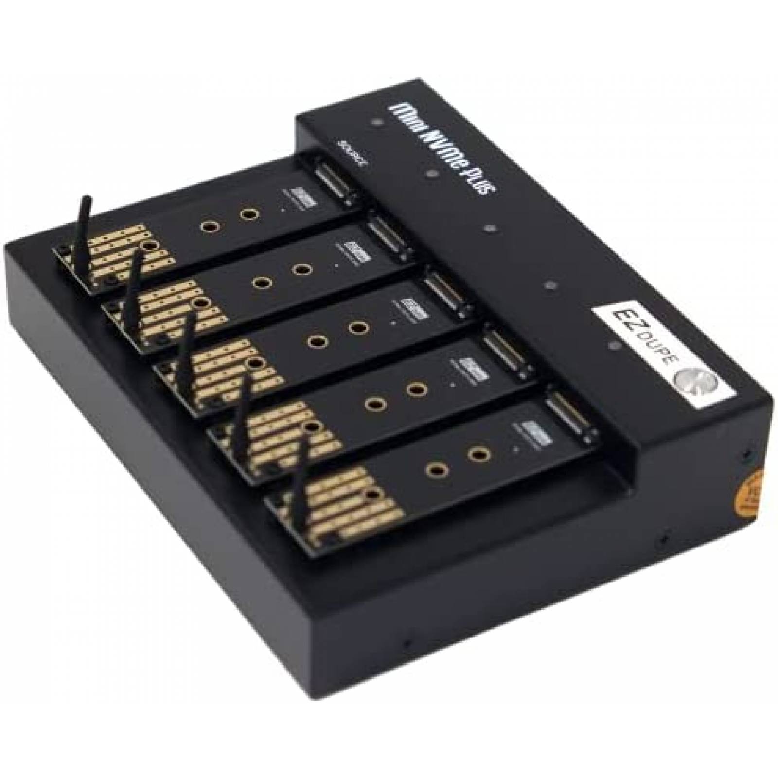 Clonador SSD EZ DUPE Duplicador M.2 de 1 a 4 M.2 -Negro
