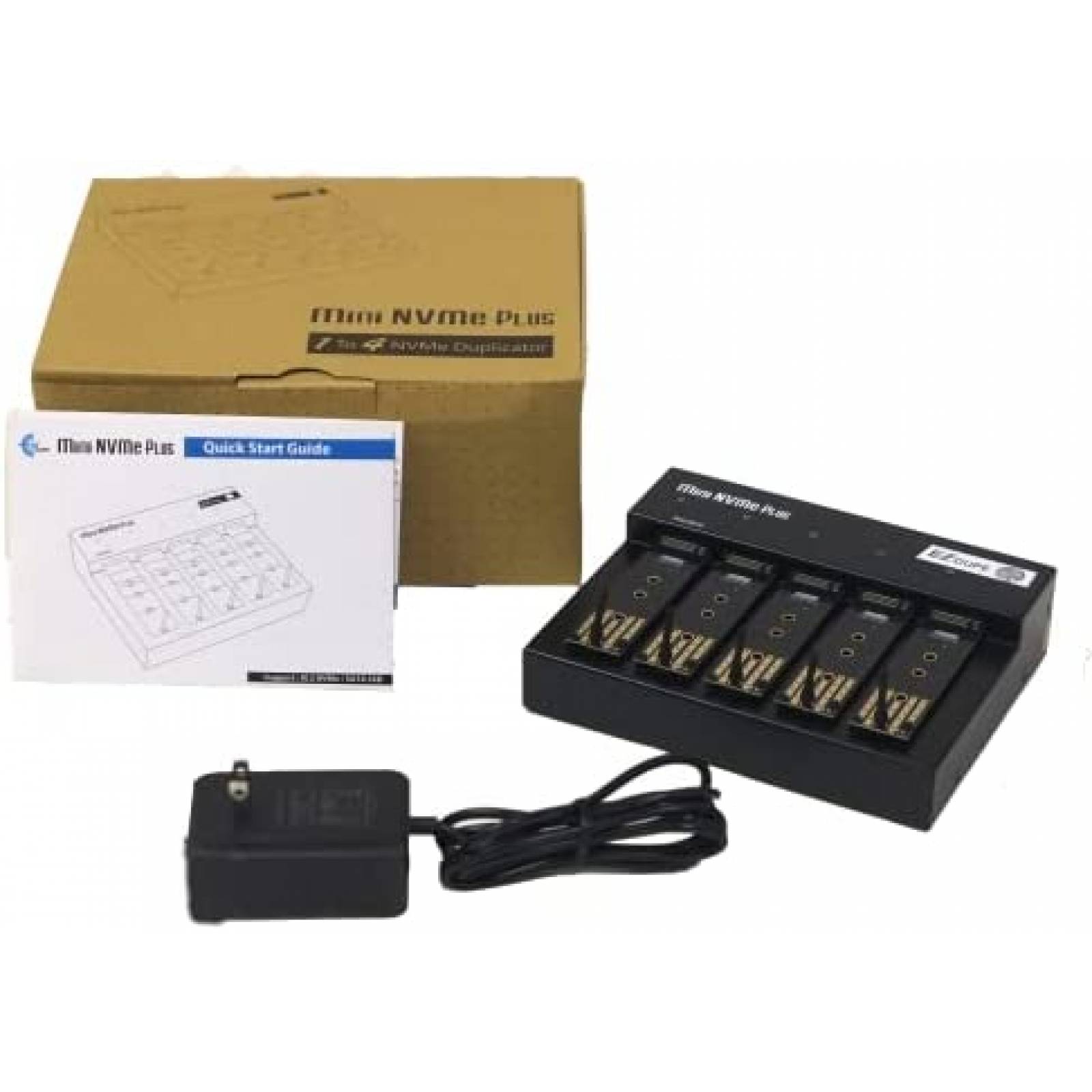 Clonador SSD EZ DUPE Duplicador M.2 de 1 a 4 M.2 -Negro
