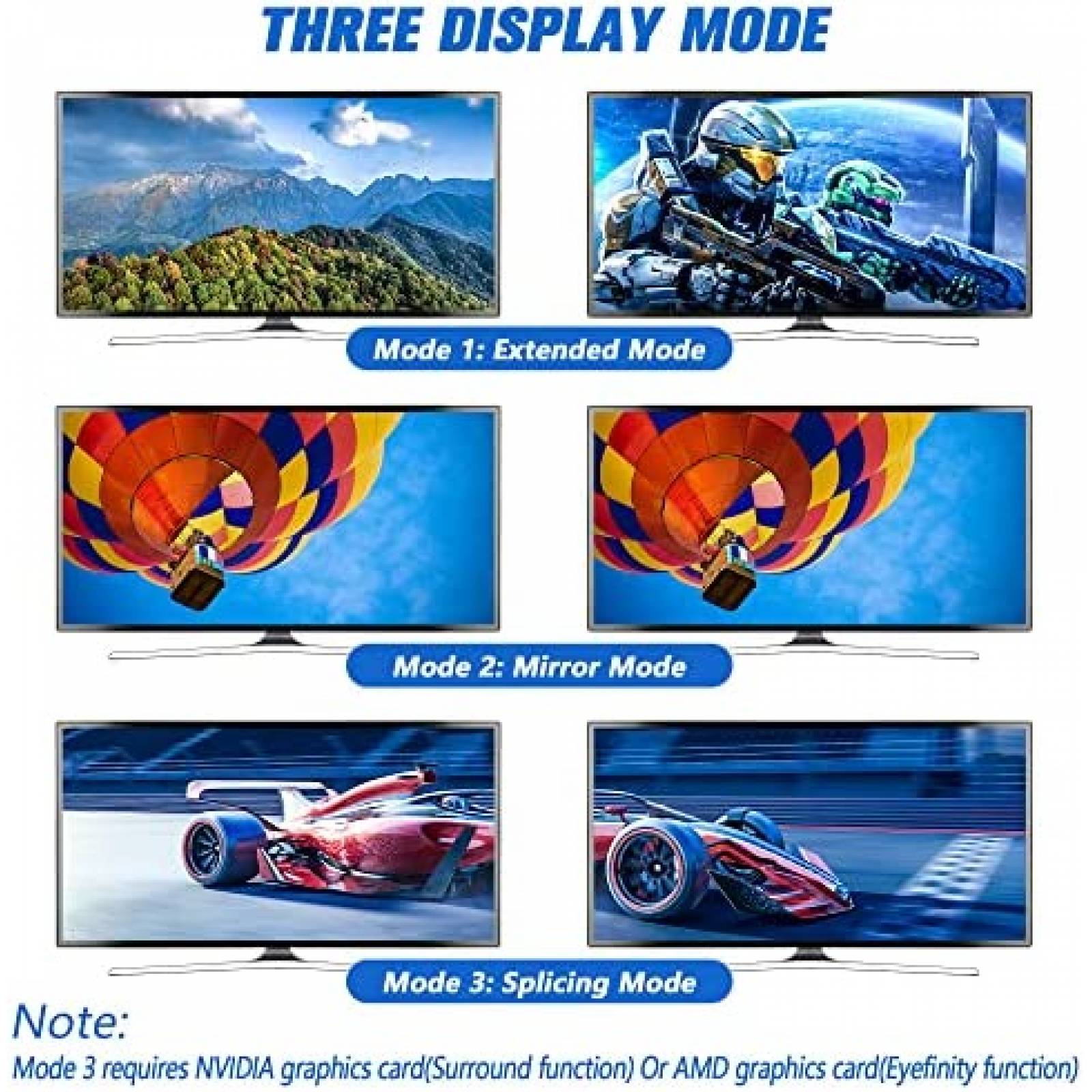Switch KVM TCNEWCL 922-KST 2PC 2 Monitor 4K 60Hz HDMI USB