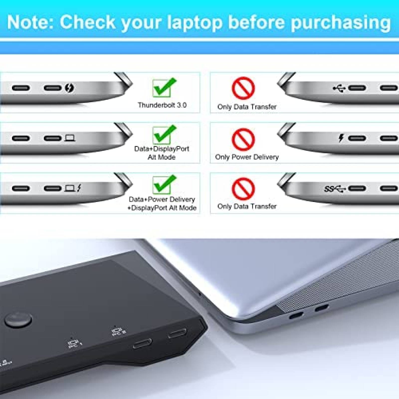 Switch KVM Rocketek 2 PC USB C 1 HDMI 4K 60Hz 3X USB 2.0