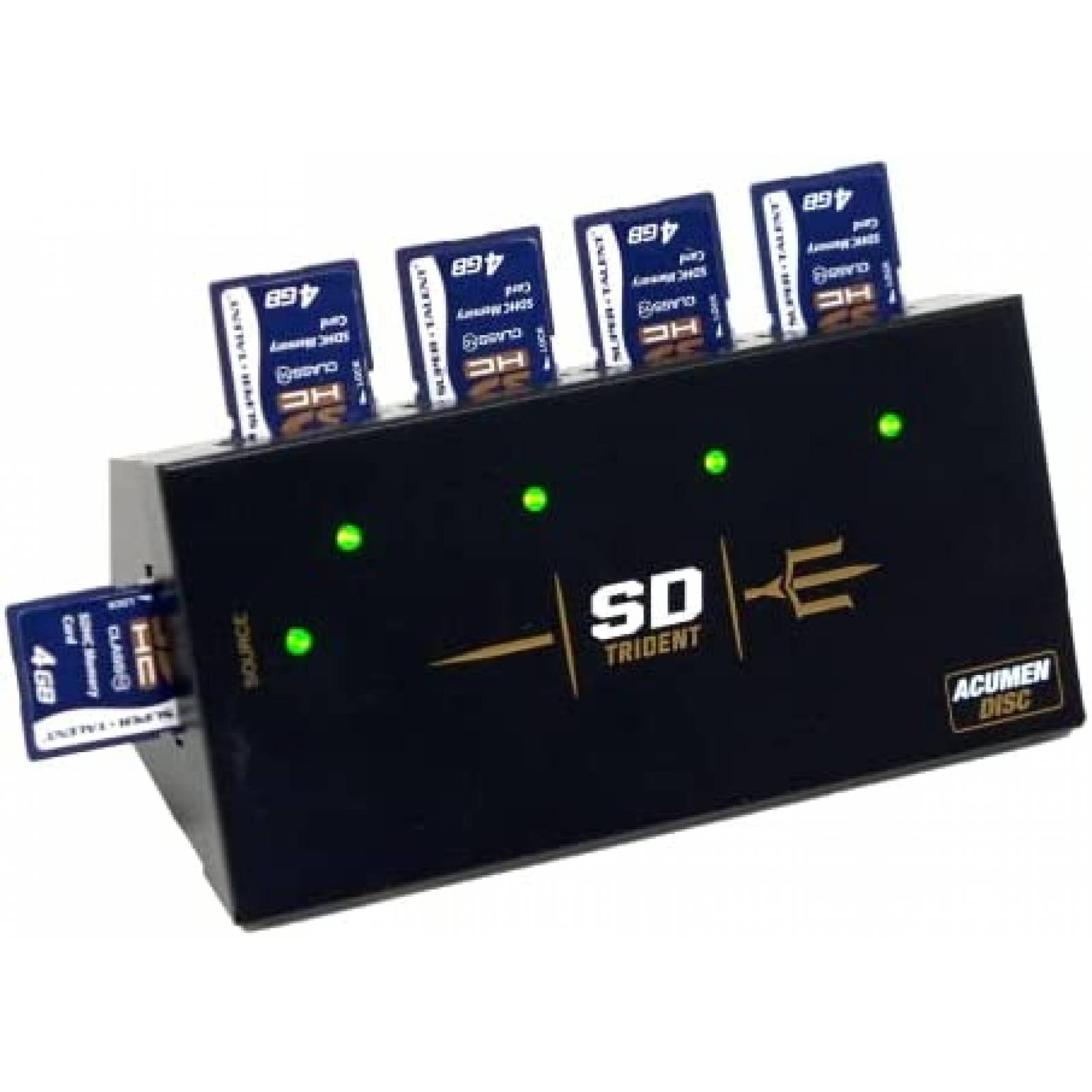 Clonador Micro SD Acumen Disc Hasta 4 Tarjetas Digitales SD