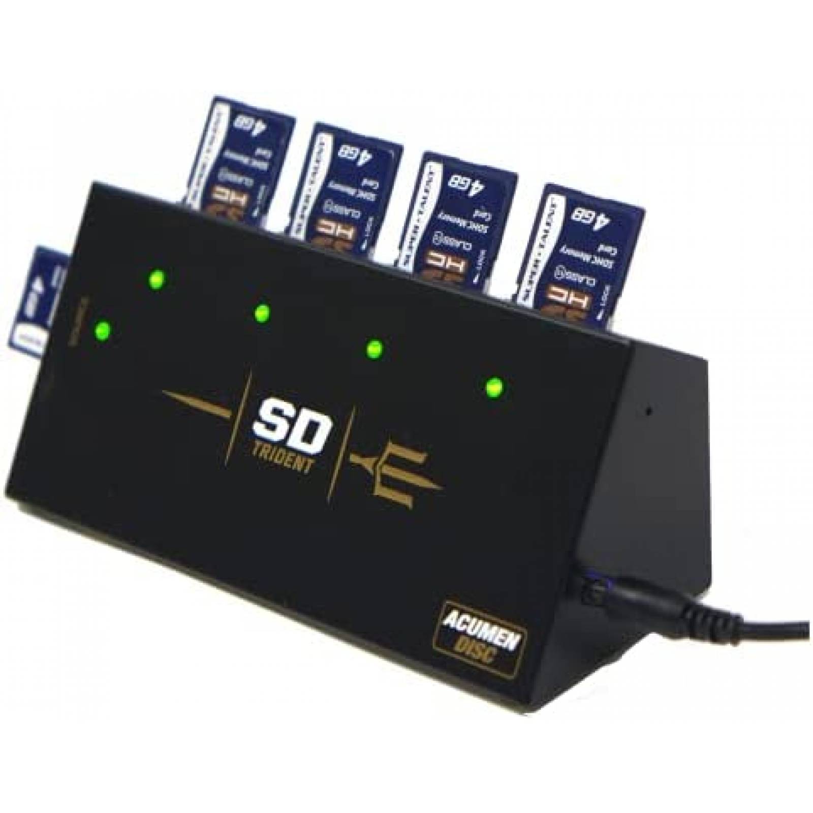 Clonador Micro SD Acumen Disc Hasta 4 Tarjetas Digitales SD