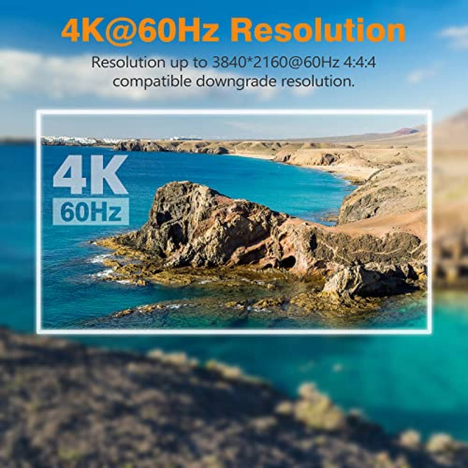 Switch KVM DIGITNOW 2 PC 2 HDMI 4K 60Hz Audio Mic -Gris