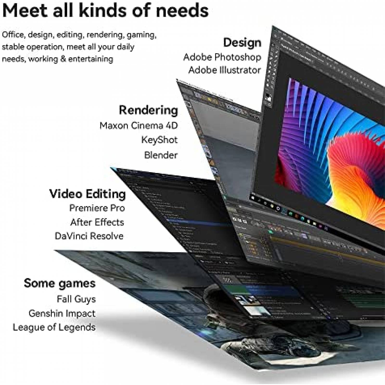 Mini PC Beelink i5 16GB 500GB Windows 11 Pro -Azul Marino