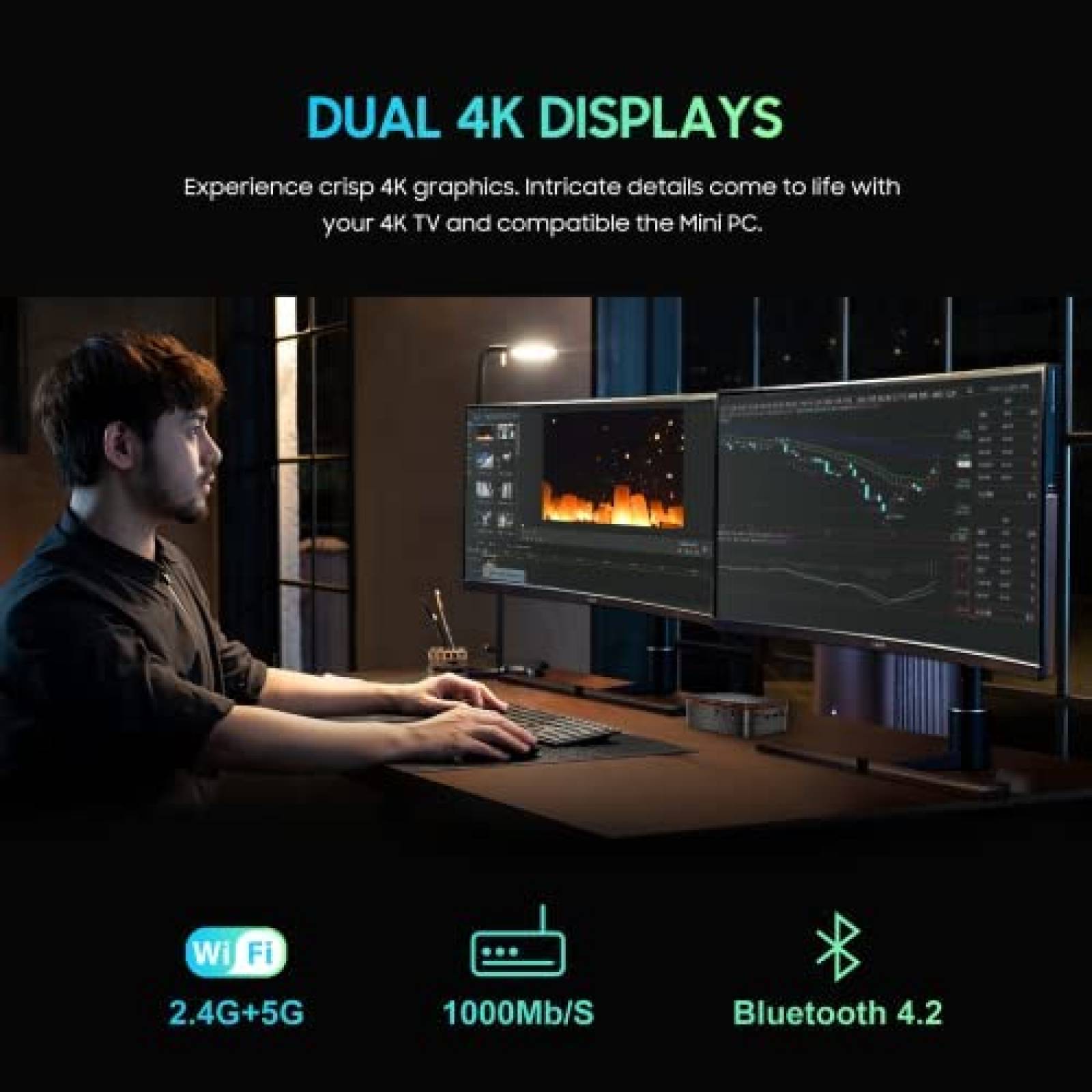 Mini PC Blackview MP60 N5095 16GB 512GB Windows 11 Pro