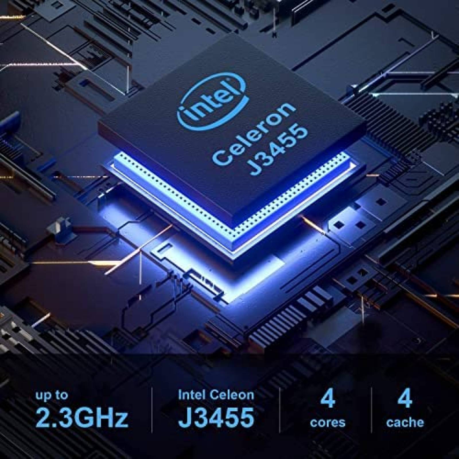 Mini PC Generic Celeron J3455 6GB 128GB Windows 10 Pro