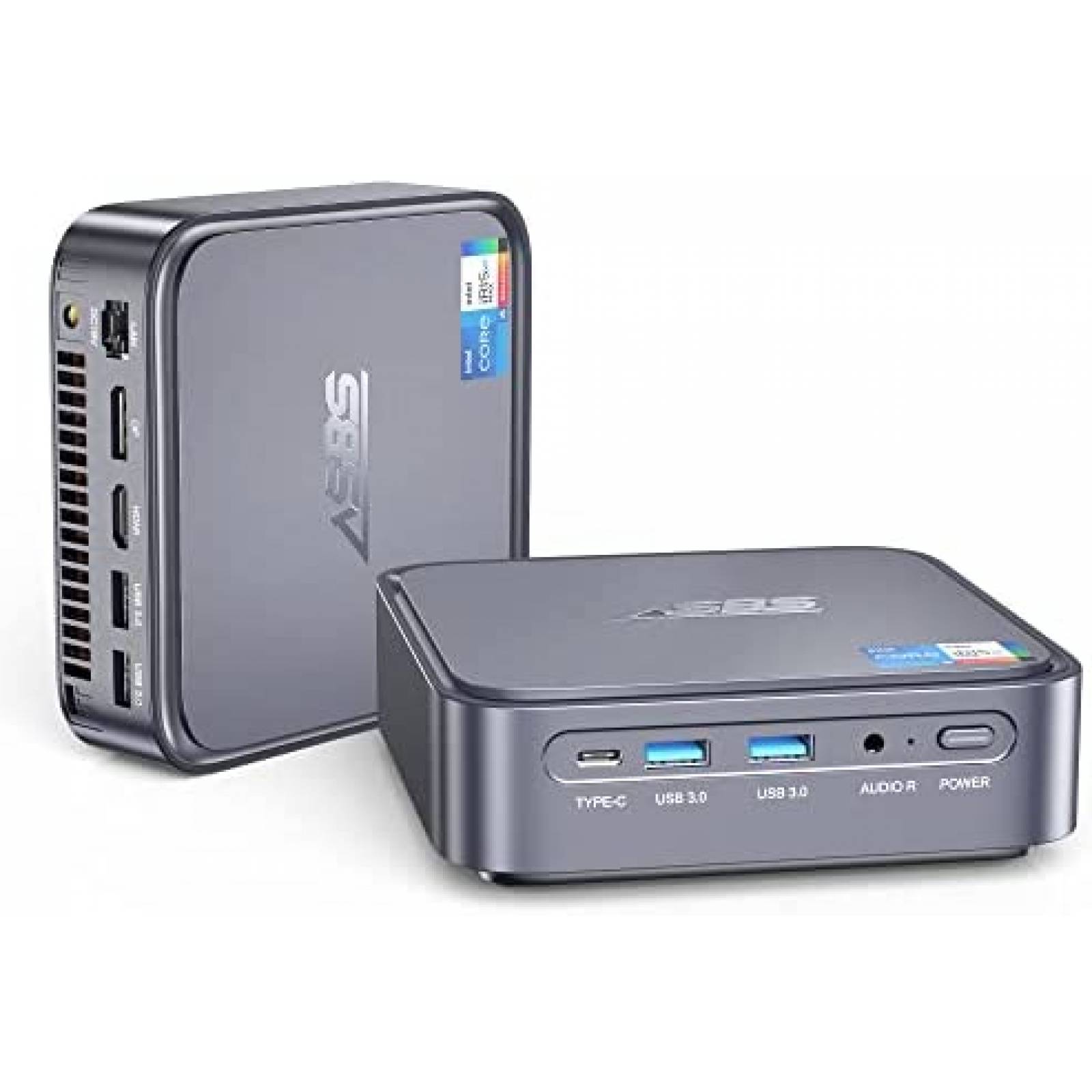 Mini PC ASBS i5 16GB 512GB Windows 11 Pro WiFi 6 -Plata