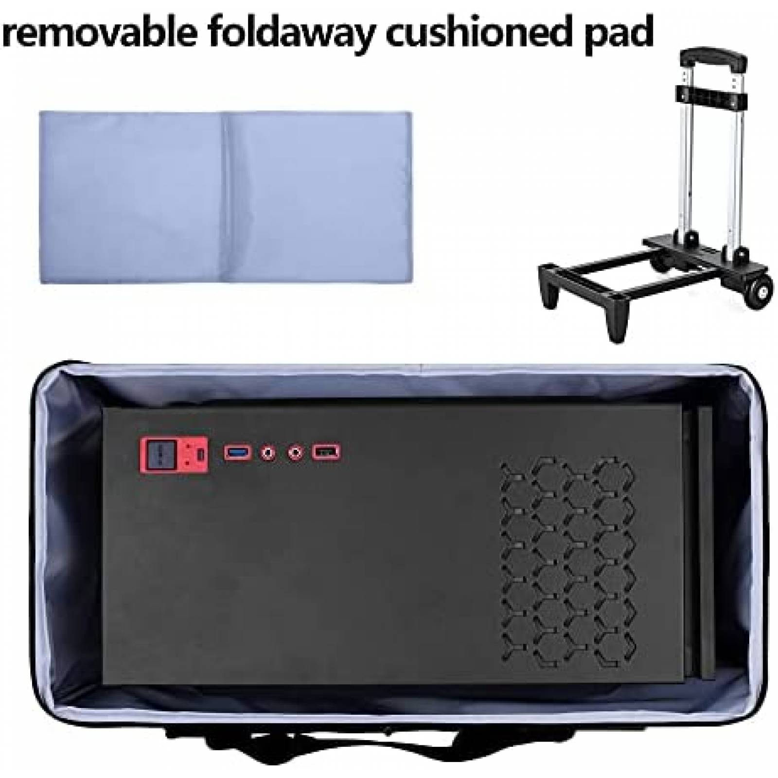 Funda De Transporte PC Escritorio CURMIO Desmontable -Negro