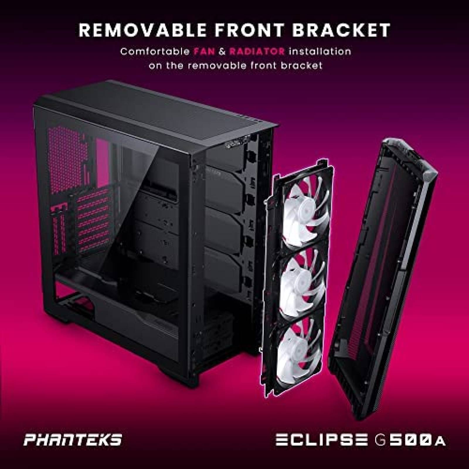 Caja de Computadora Phanteks Eclipse G500A DRGB -Negro