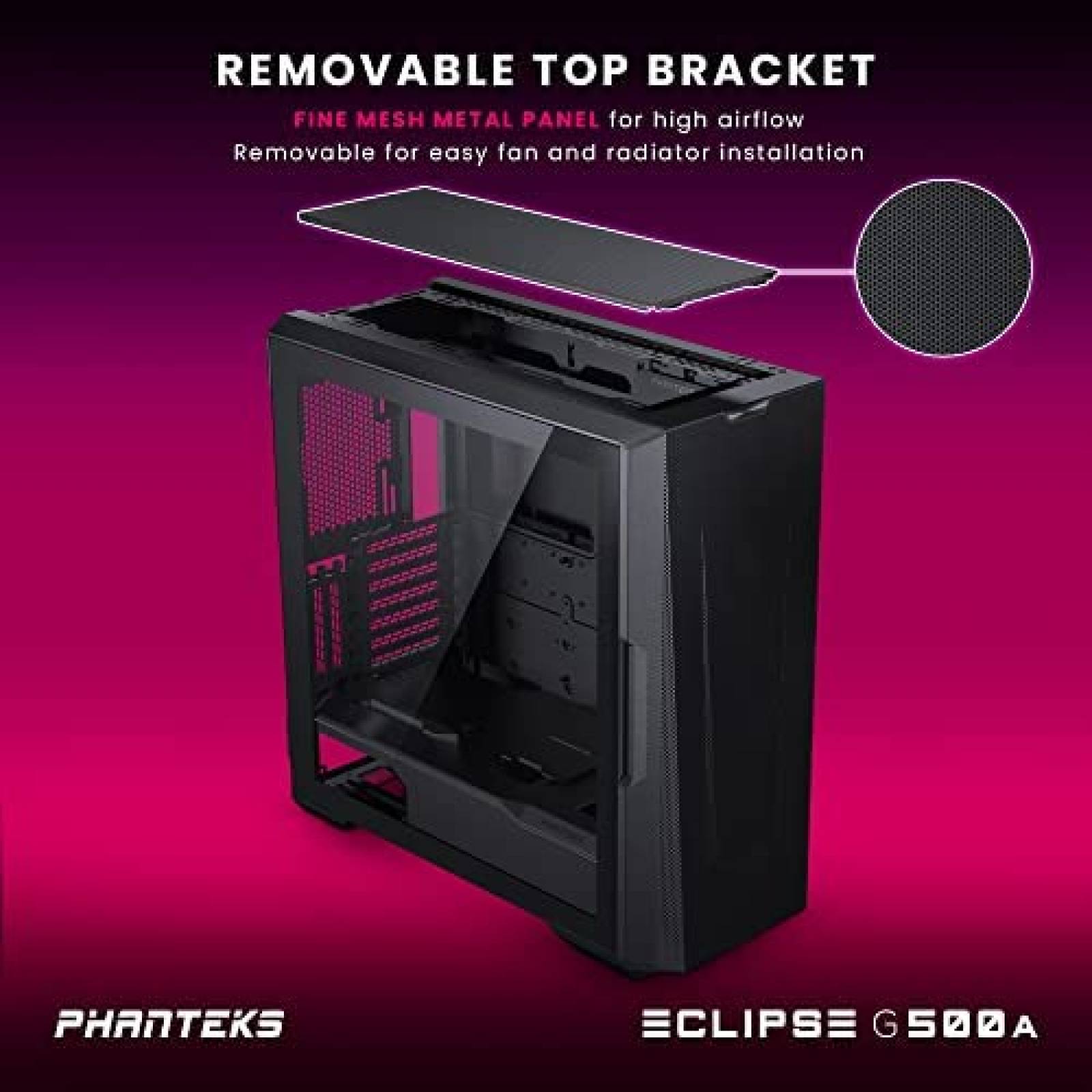 Caja de Computadora Phanteks Eclipse G500A DRGB -Negro