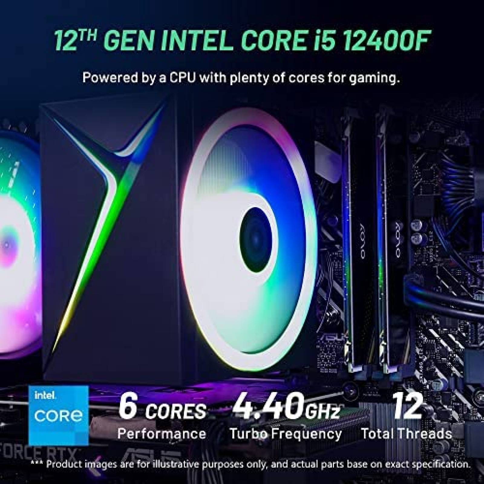 PC Gamer Skytech Blaze i5 2.5GHz RTX 3060 16GB RAM 500GB