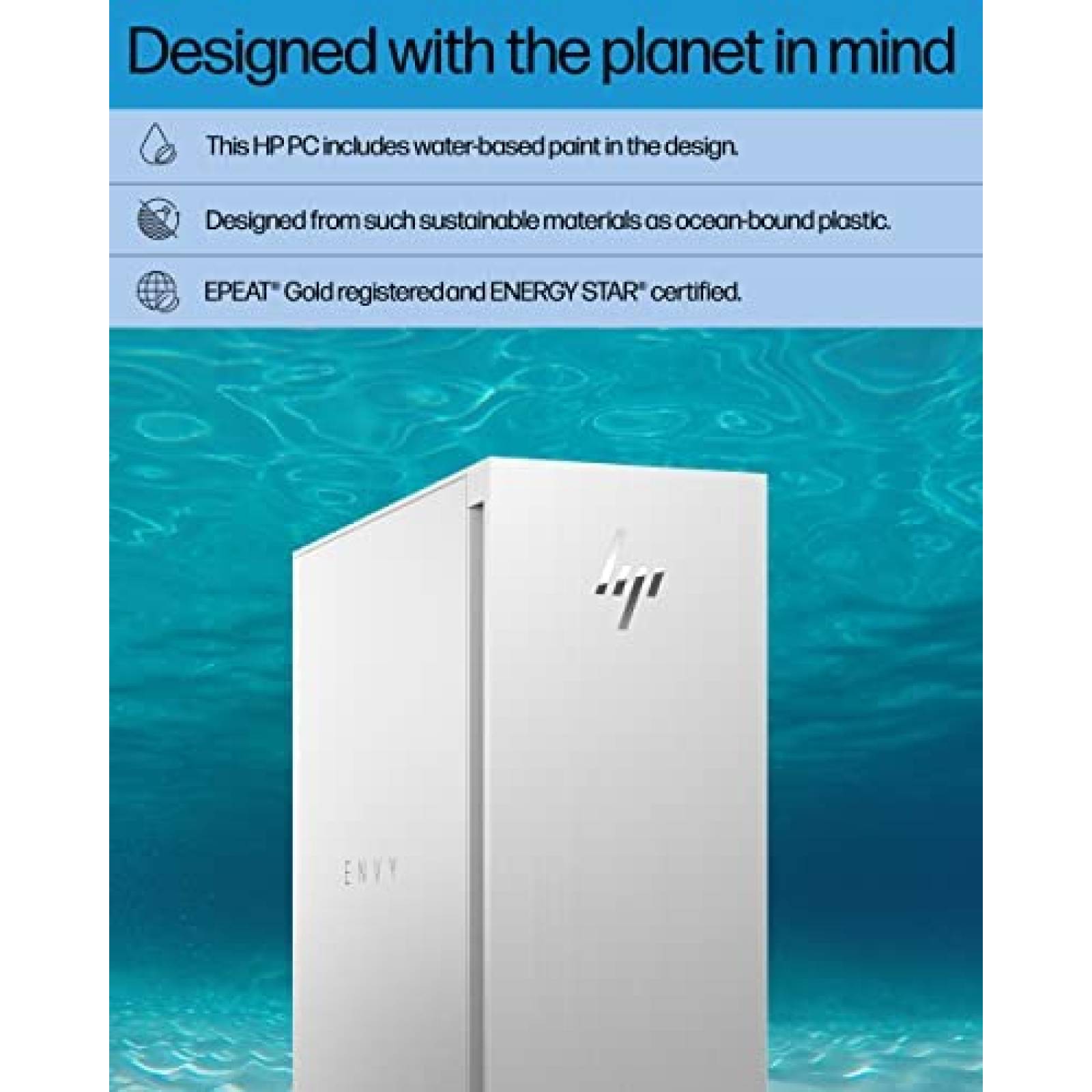 Desktop HP i9 RTX 3070 16GB 1TB W11H Bluetooth -Blanco