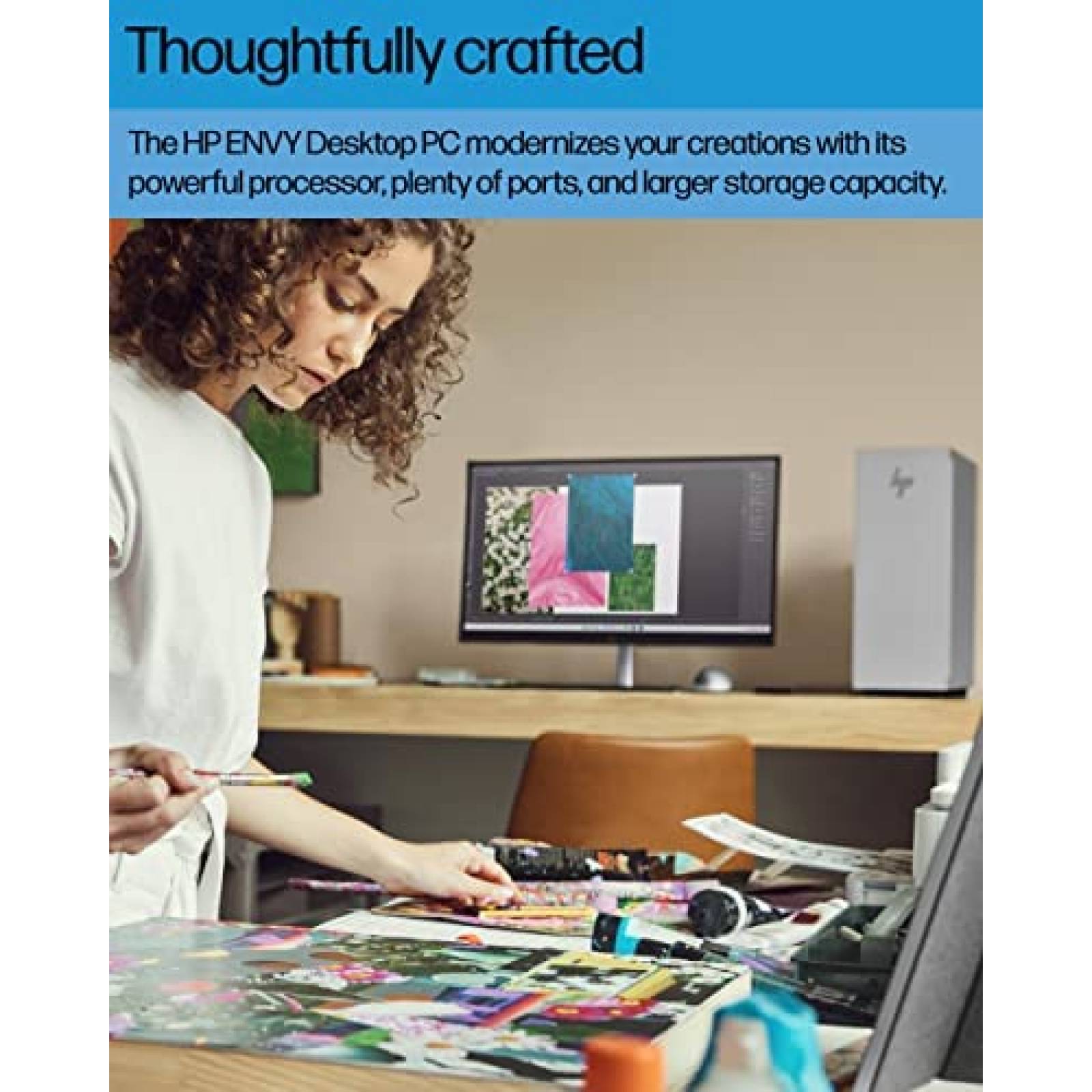 Desktop HP i9 RTX 3070 16GB 1TB W11H Bluetooth -Blanco