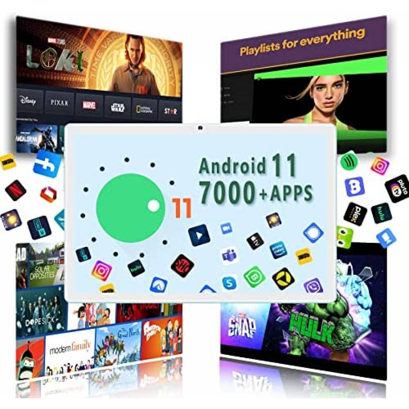 Tablet YESTEL T13 10.1'' OctaCore 4GB RAM 64GB ROM -Blanco