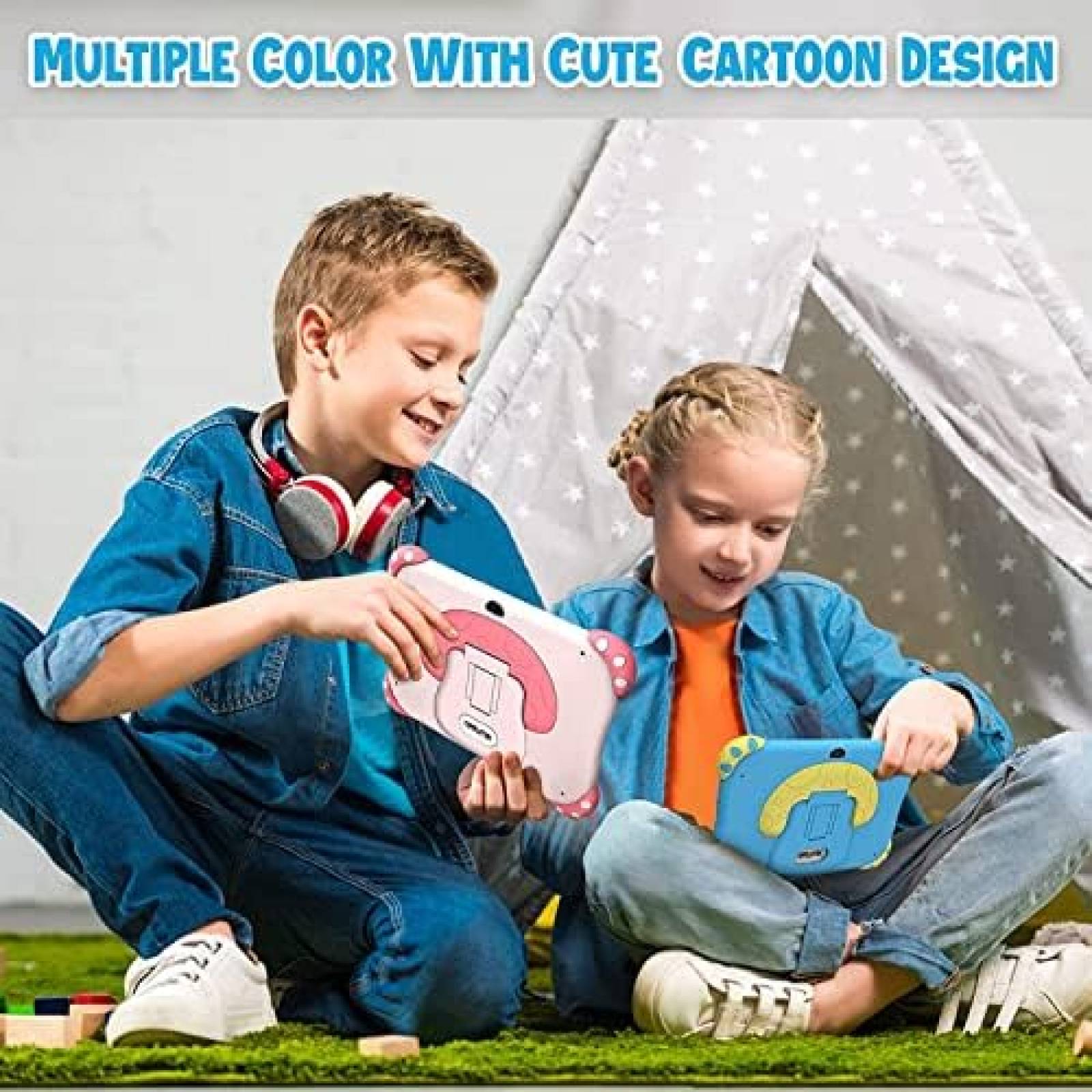 Tablet para Niños TOPELOTEK V77 7'' 2GB RAM 32GB -Rosa