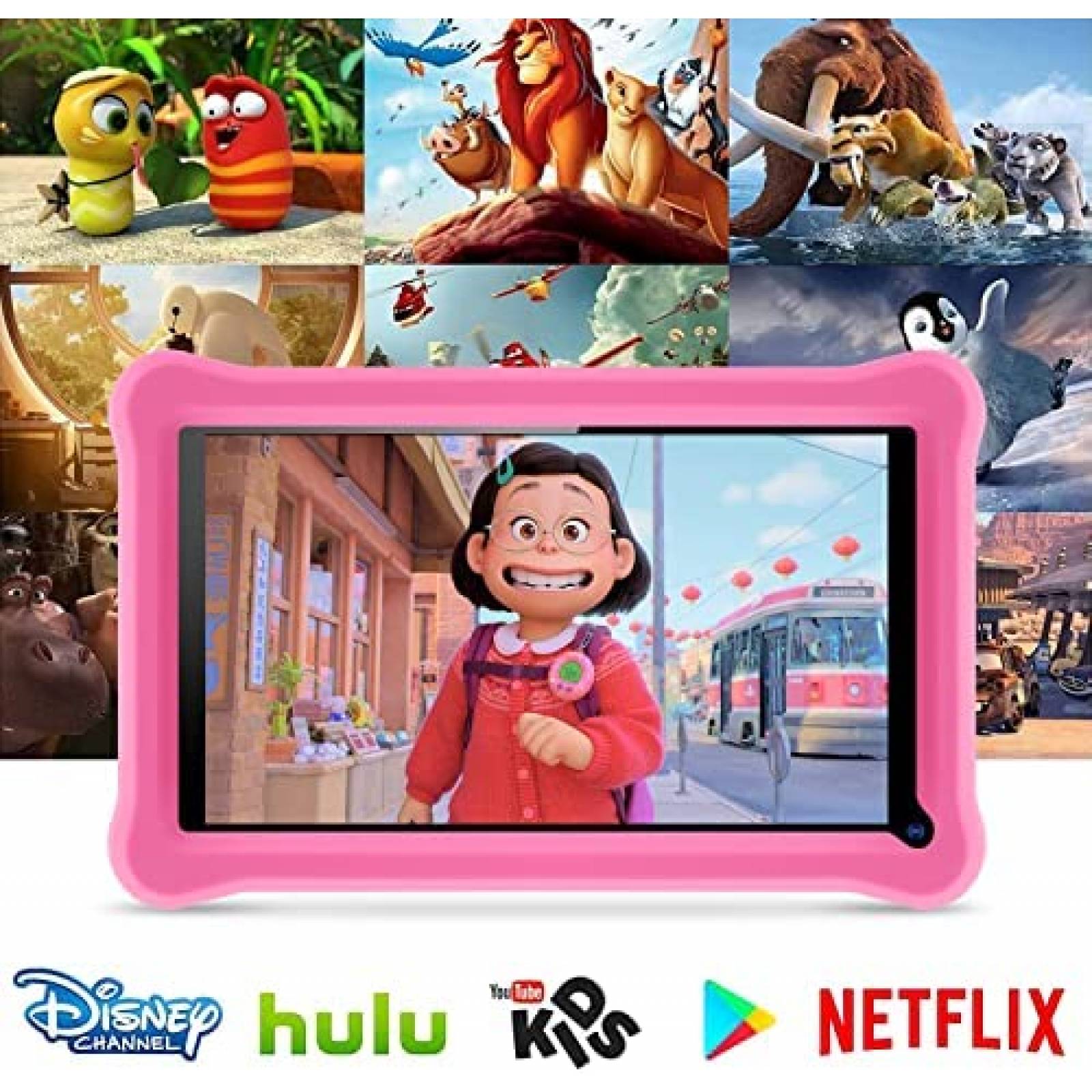Tablet para Niños SANNUO K101 7'' 3GB RAM 32GB 4000mAh -Rosa