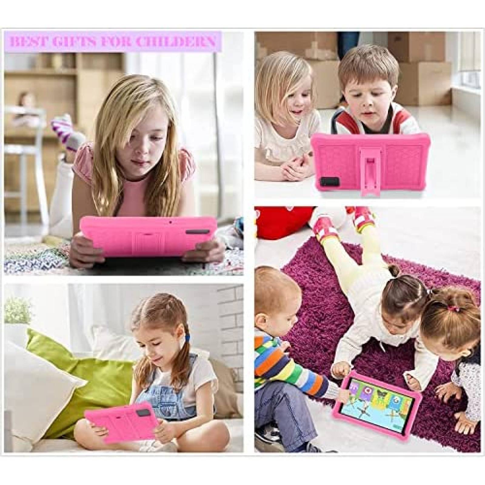 Tablet para Niños SANNUO K101 7'' 3GB RAM 32GB 4000mAh -Rosa
