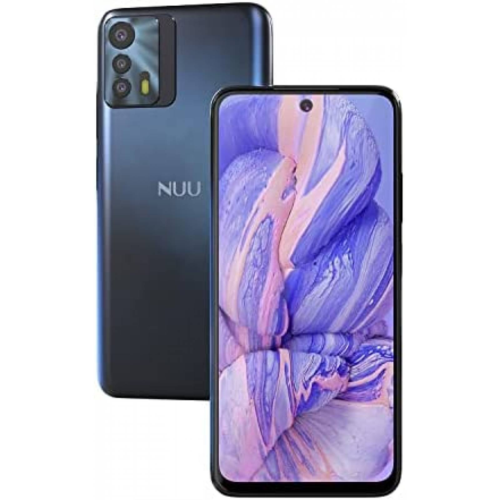 Celular Desbloqueado NUU B20 6.5'' 90Hz 128GB 8GB RAM -Azul
