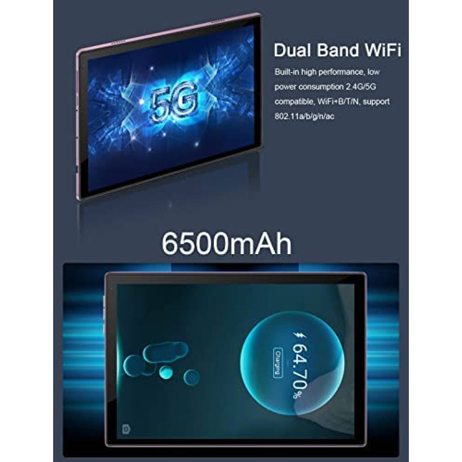 Tablet AOYODKG A9 10.4'' 4GB RAM 64GB 6500mAh MicroSD -Rosa