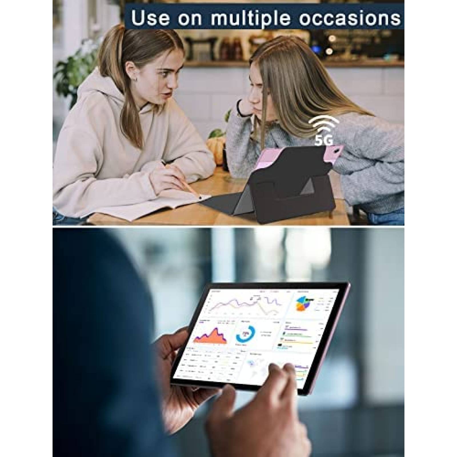 Tablet AOYODKG A9 10.4'' 4GB RAM 64GB 6500mAh MicroSD -Rosa