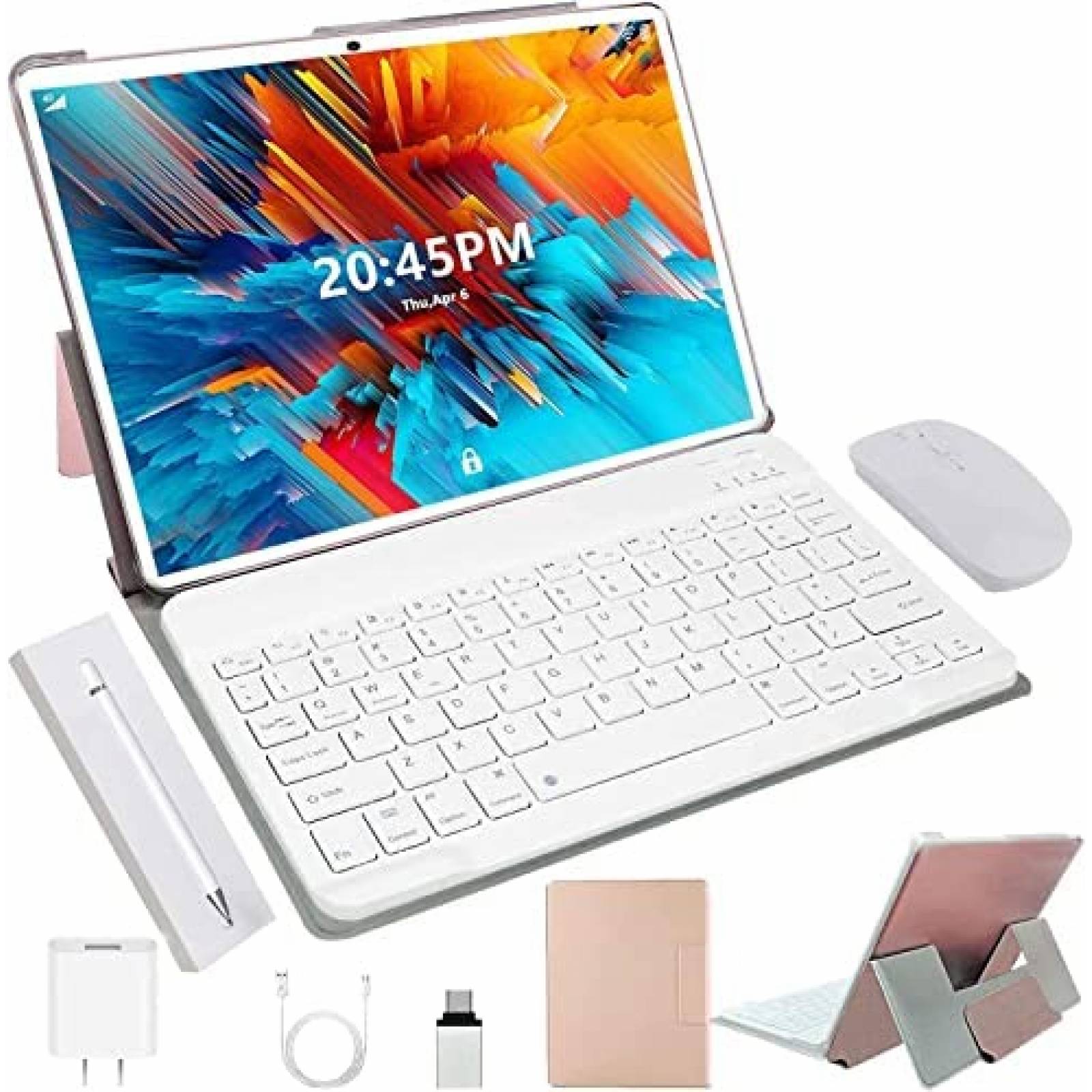 Tablet DUODUOGO 2 en 1 4GB RAM 64GB Dual Cam 8000mAh -Oro