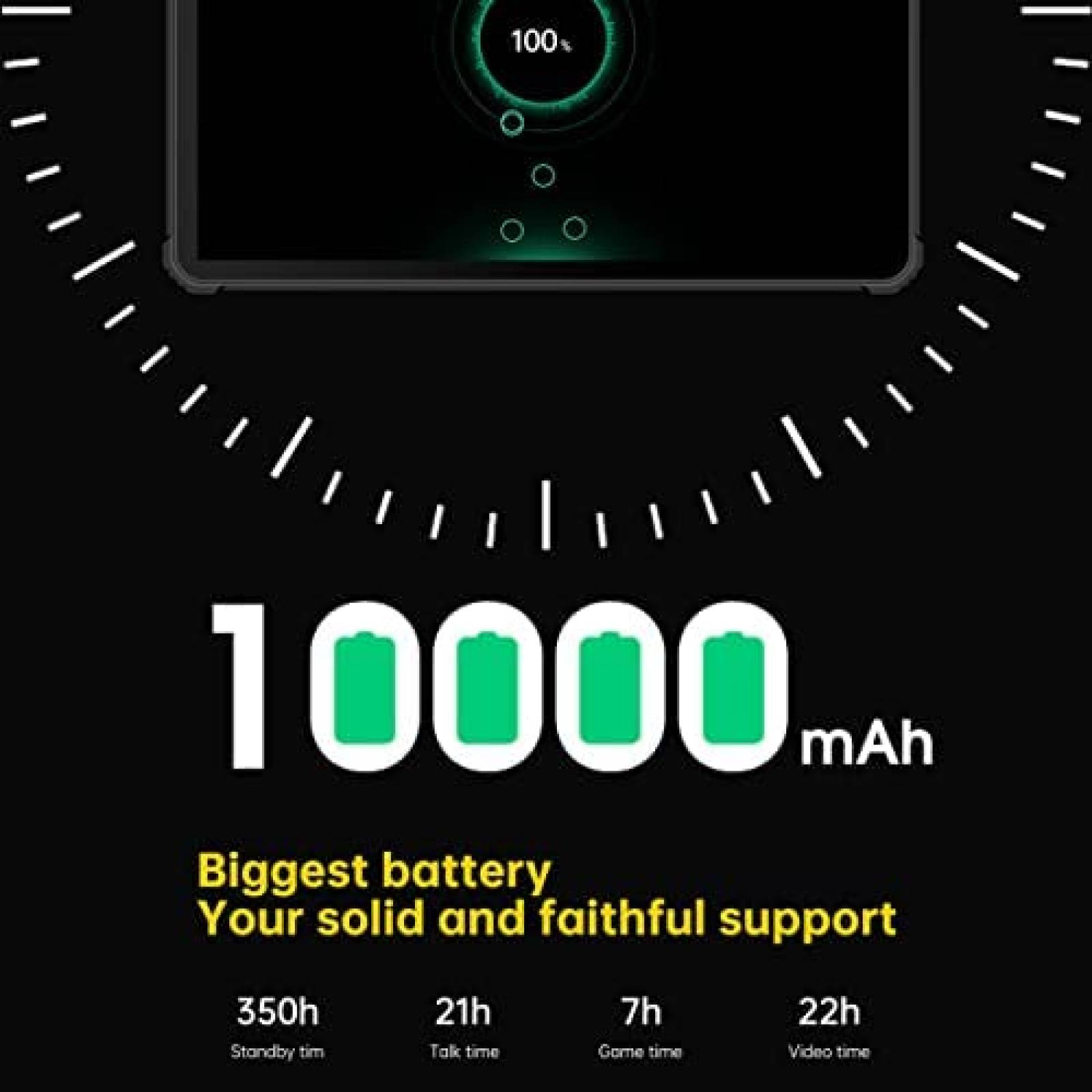 Tablet OUKITEL RT1 10.1'' 4GB 64GB 16MP Aprueba de Agua