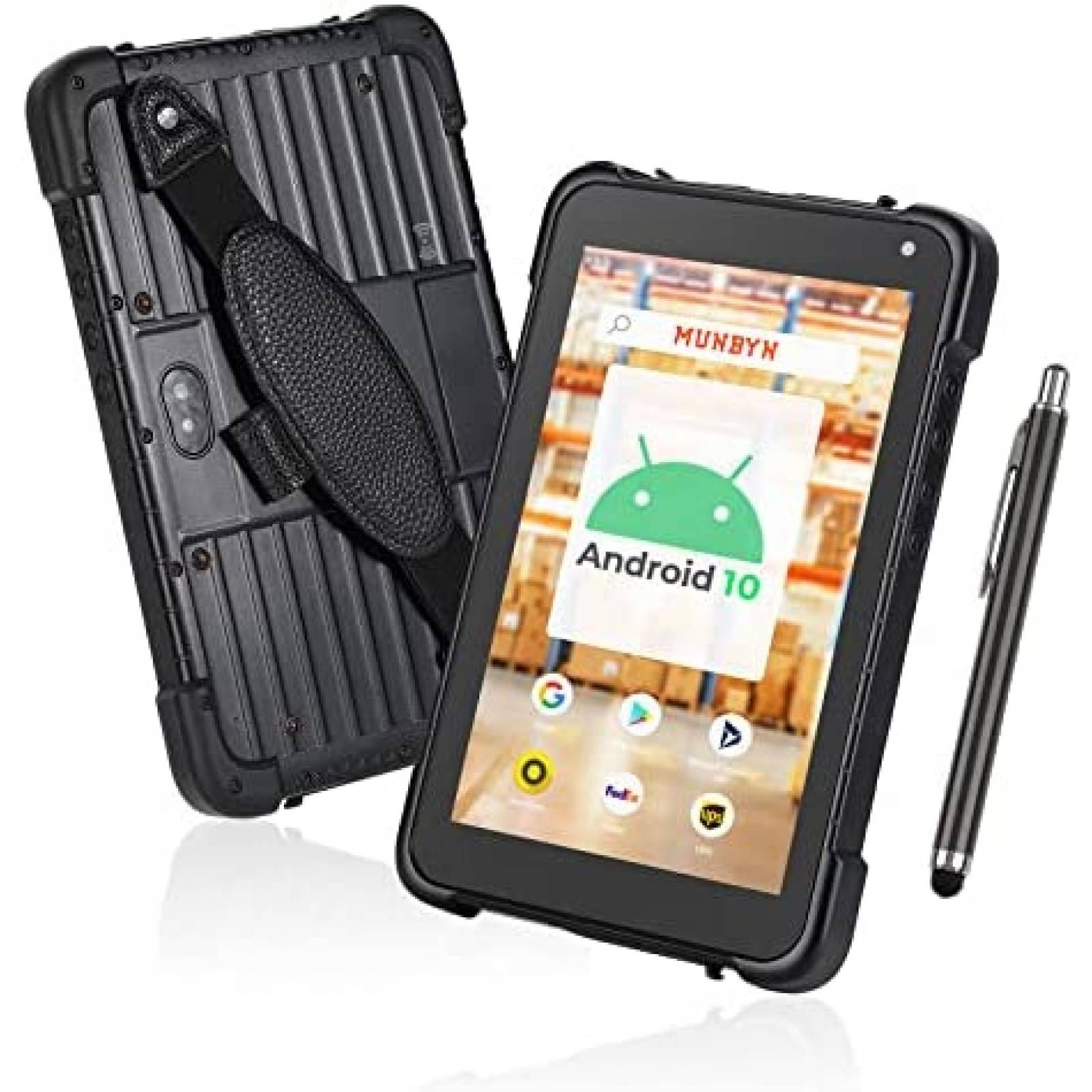 Tablet Uso Rudo MUNBYN 8'' IP67 Aprueba de Agua 64GB -Negro