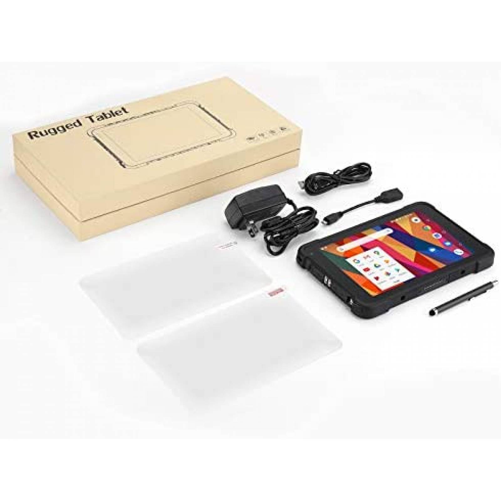 Tablet Uso Rudo MUNBYN 8'' IP67 Aprueba de Agua 64GB -Negro