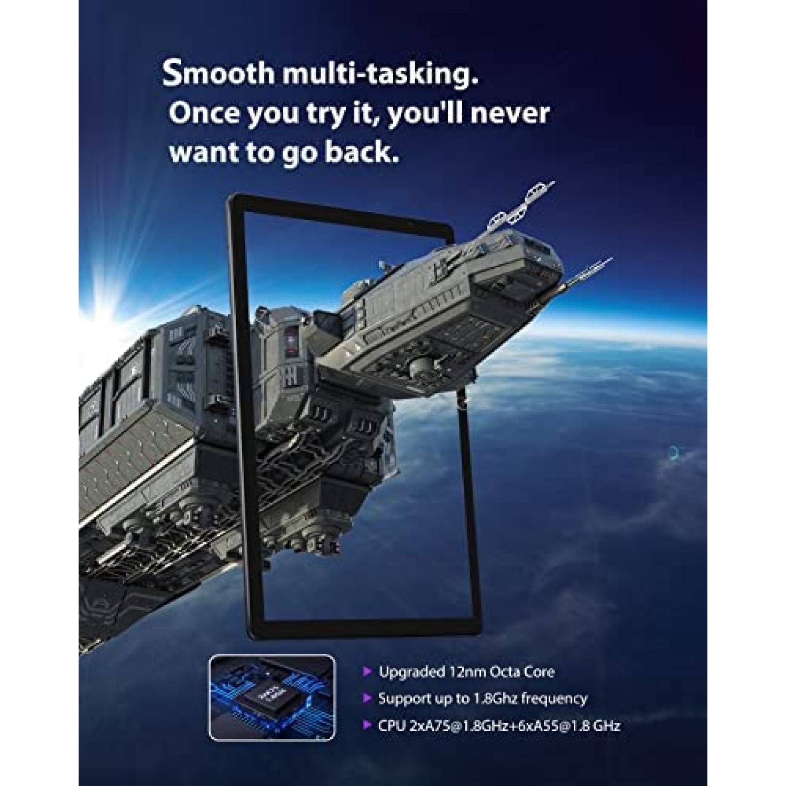 Tableta LNMBBS T610 10" 4GB 1080P FHD Bluetooth -Gris