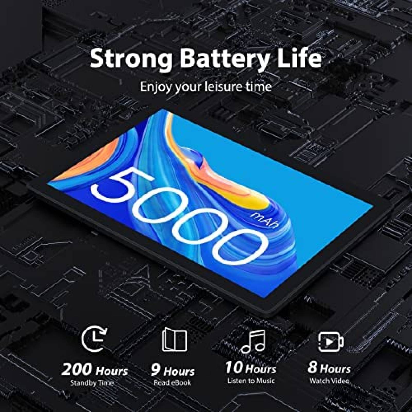 Tablet YUMKEM U221 10.1'' OctaCore 4GB RAM 64GB ROM -Negro