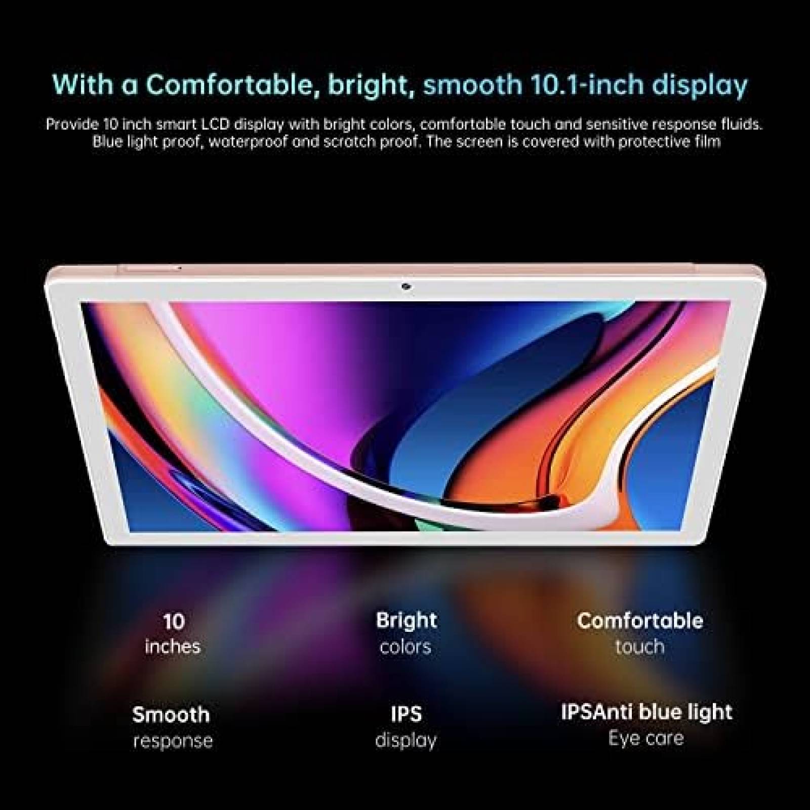 Tablet JUSYEA J10 10'' 4GB RAM 64GB+128GB ROM -Rosa