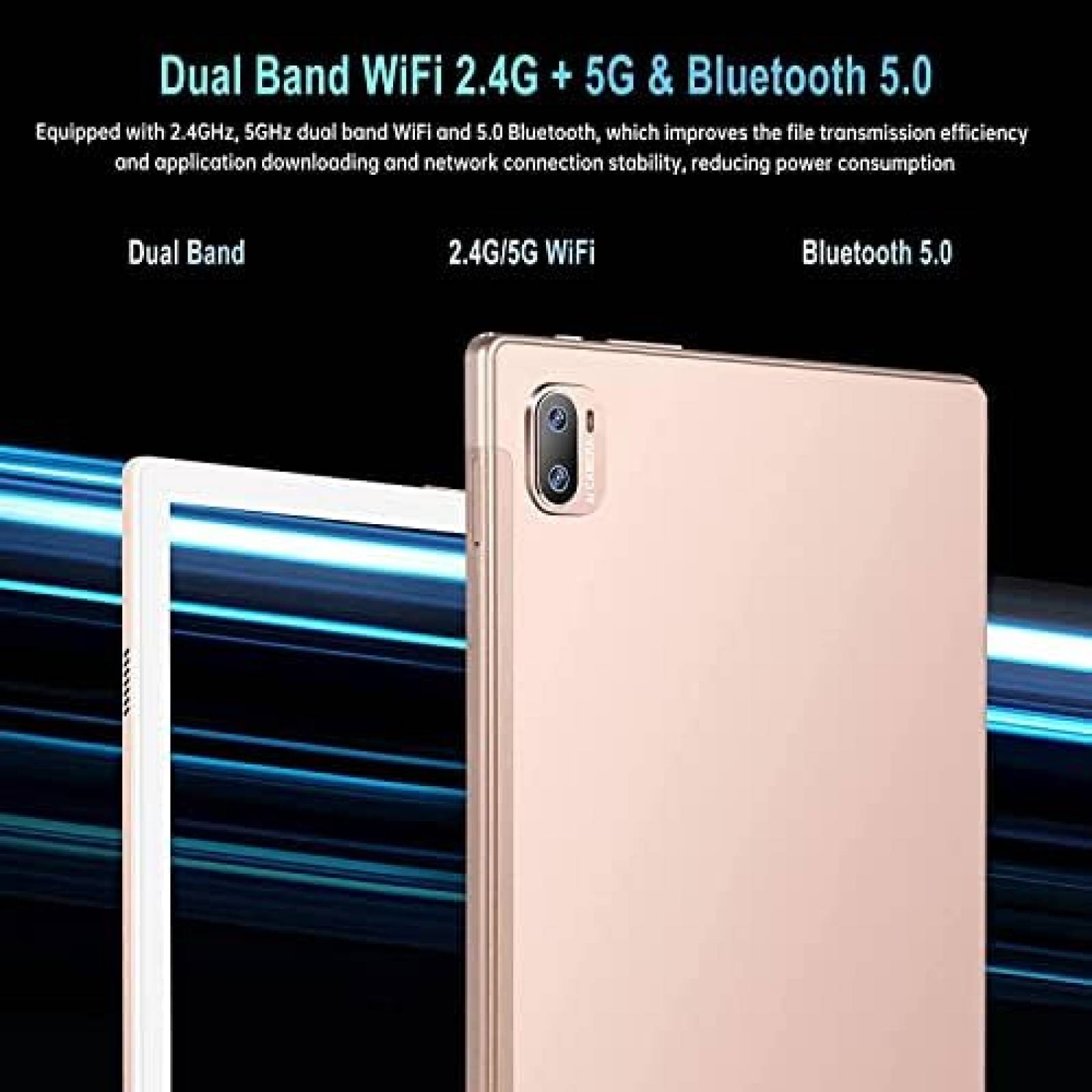 Tablet JUSYEA J10 10'' 4GB RAM 64GB+128GB ROM -Rosa