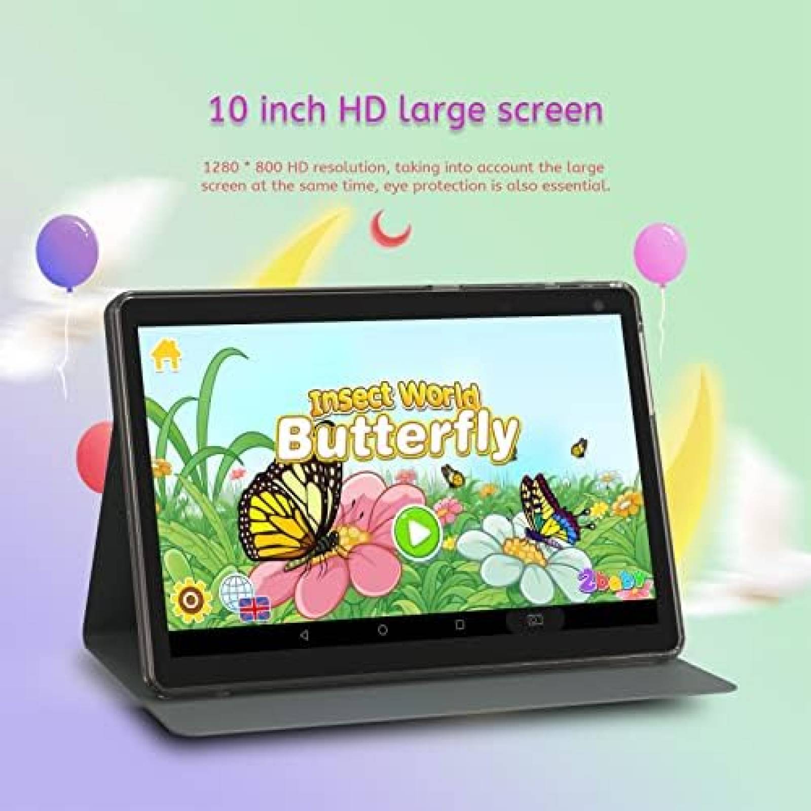 Tablet para Niños NOVOJOY 2GB RAM 32GB 6000mAh -Morado