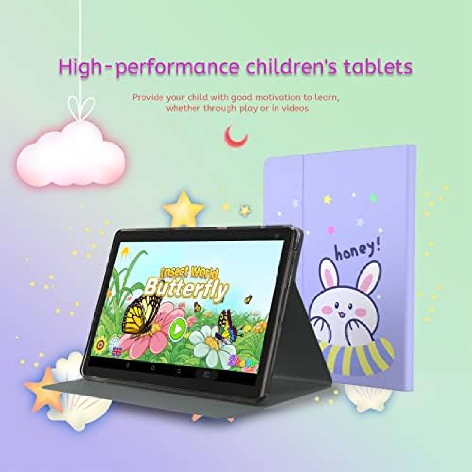 Tablet para Niños NOVOJOY 2GB RAM 32GB 6000mAh -Morado