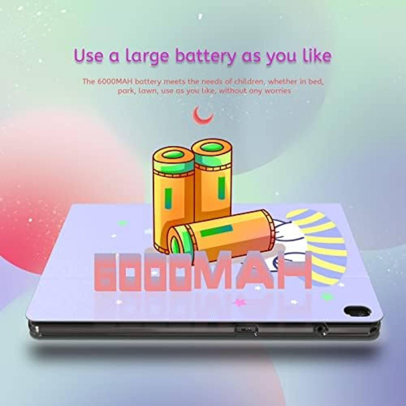 Tablet para Niños NOVOJOY 2GB RAM 32GB 6000mAh -Morado