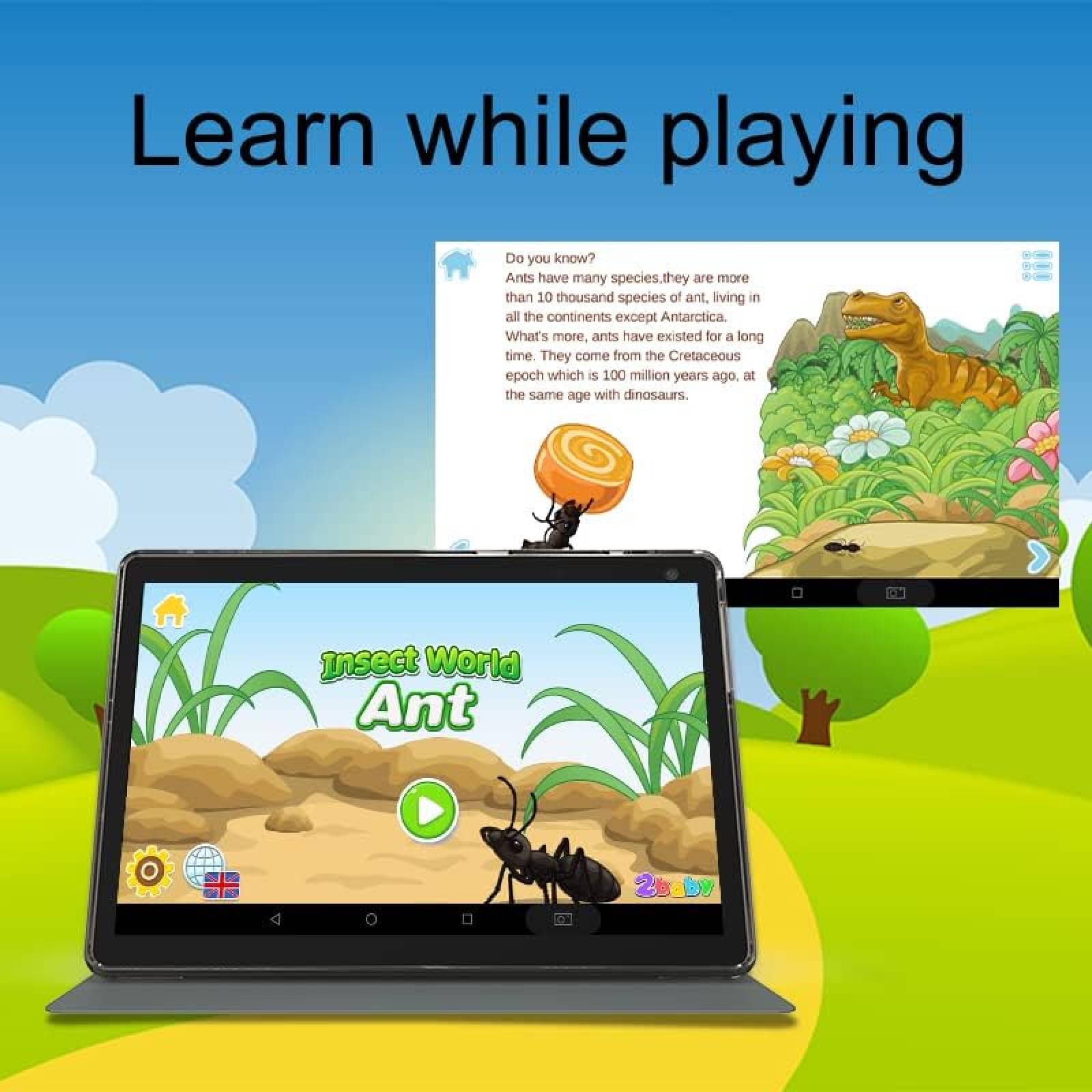 Tablet para Niños ZZB ZB10 10'' 2GB RAM 32GB 6000mAh -Morado