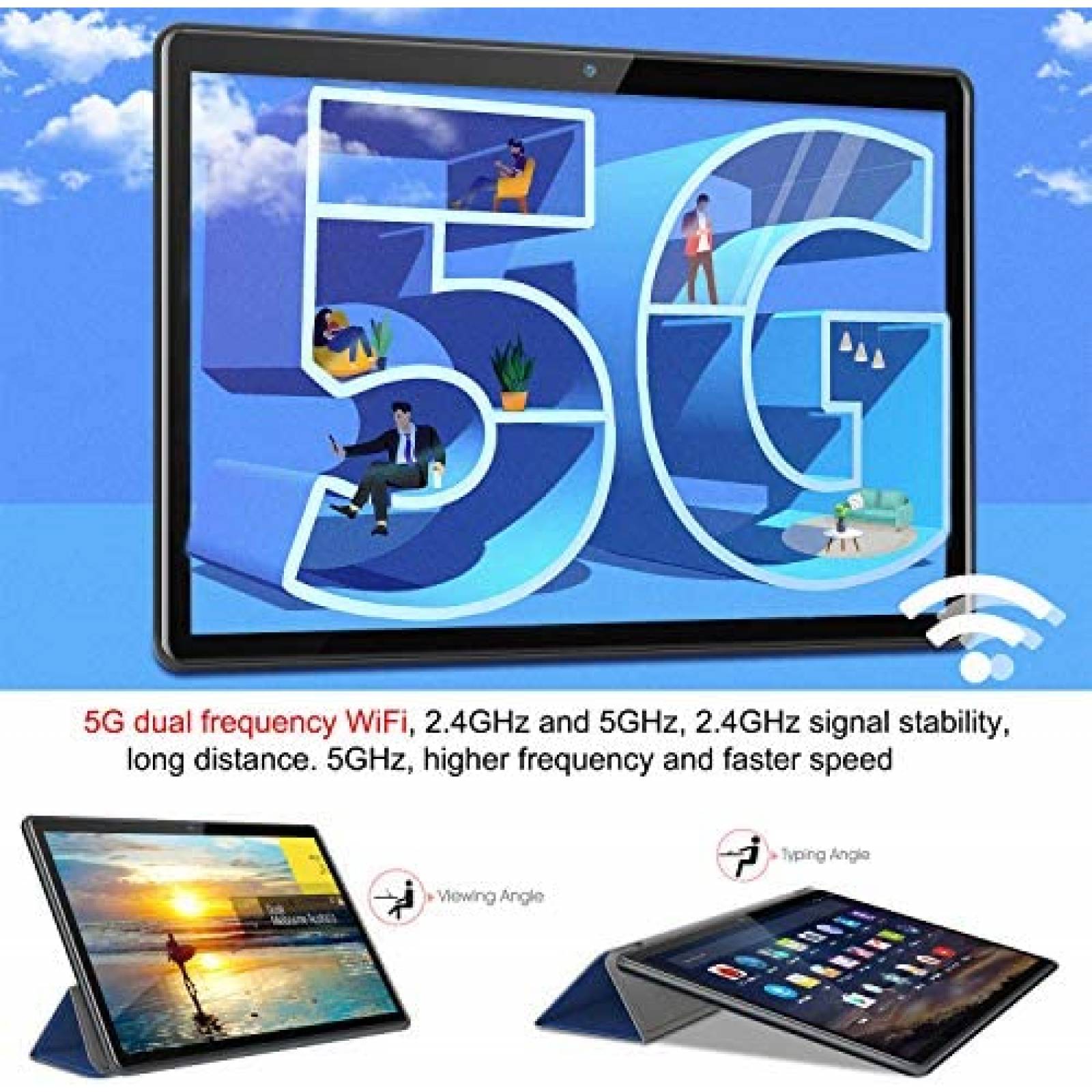 Tableta AOYODKG MFWUS M40 GP 10.1" 4 GB Bluetooth -Azul