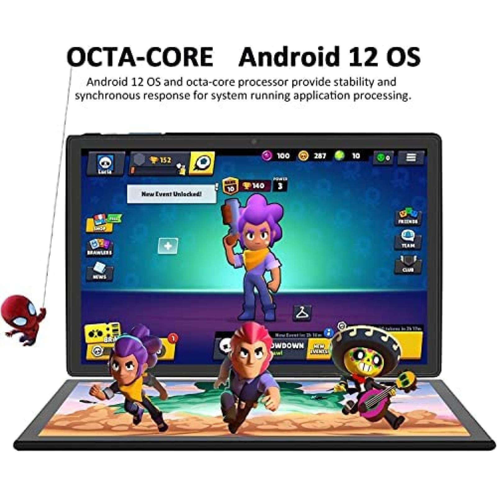 Tablet GOODTEL 10'' OctaCore 4GB RAM 64GB ROM 5MP -Negro