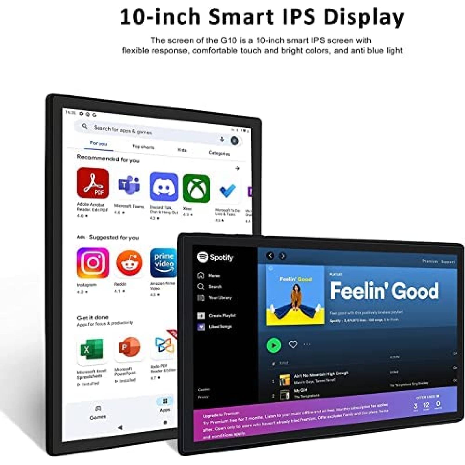 Tablet GOODTEL 10'' OctaCore 4GB RAM 64GB ROM 5MP -Negro