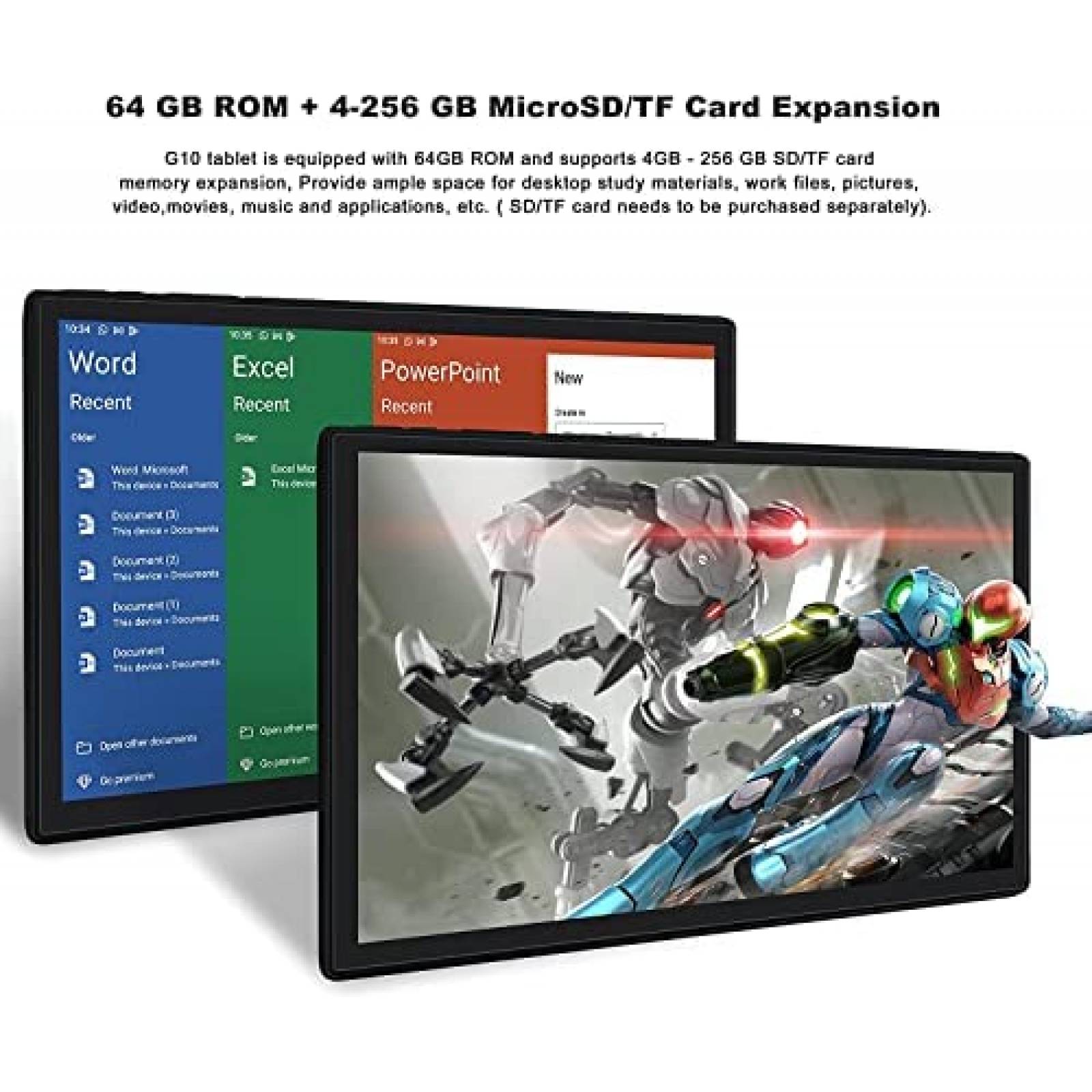Tablet GOODTEL 10'' OctaCore 4GB RAM 64GB ROM 5MP -Negro