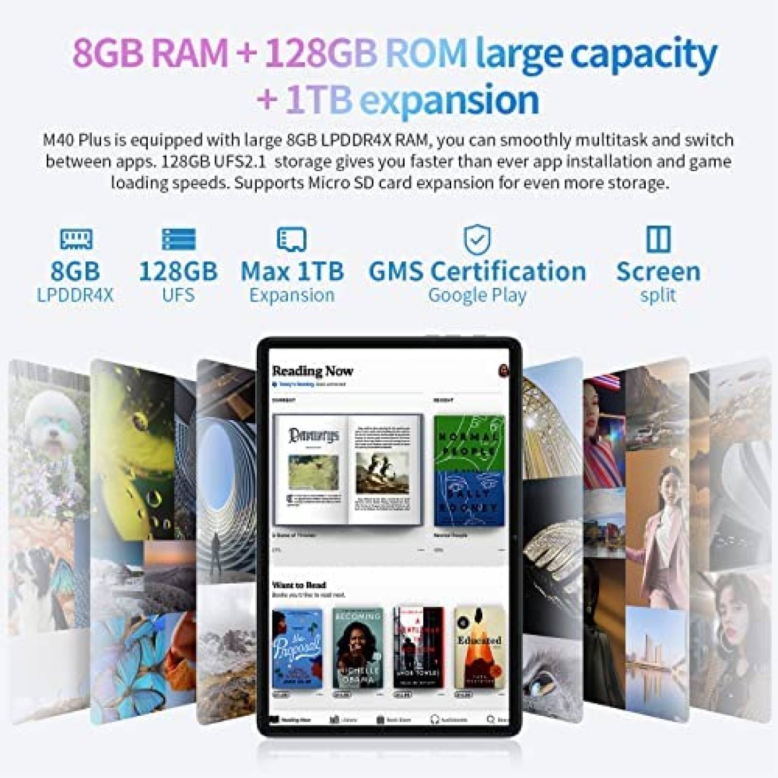 Tablet TECLAST M40Plus 10'' OctaCore 8GB 128GB -Azul