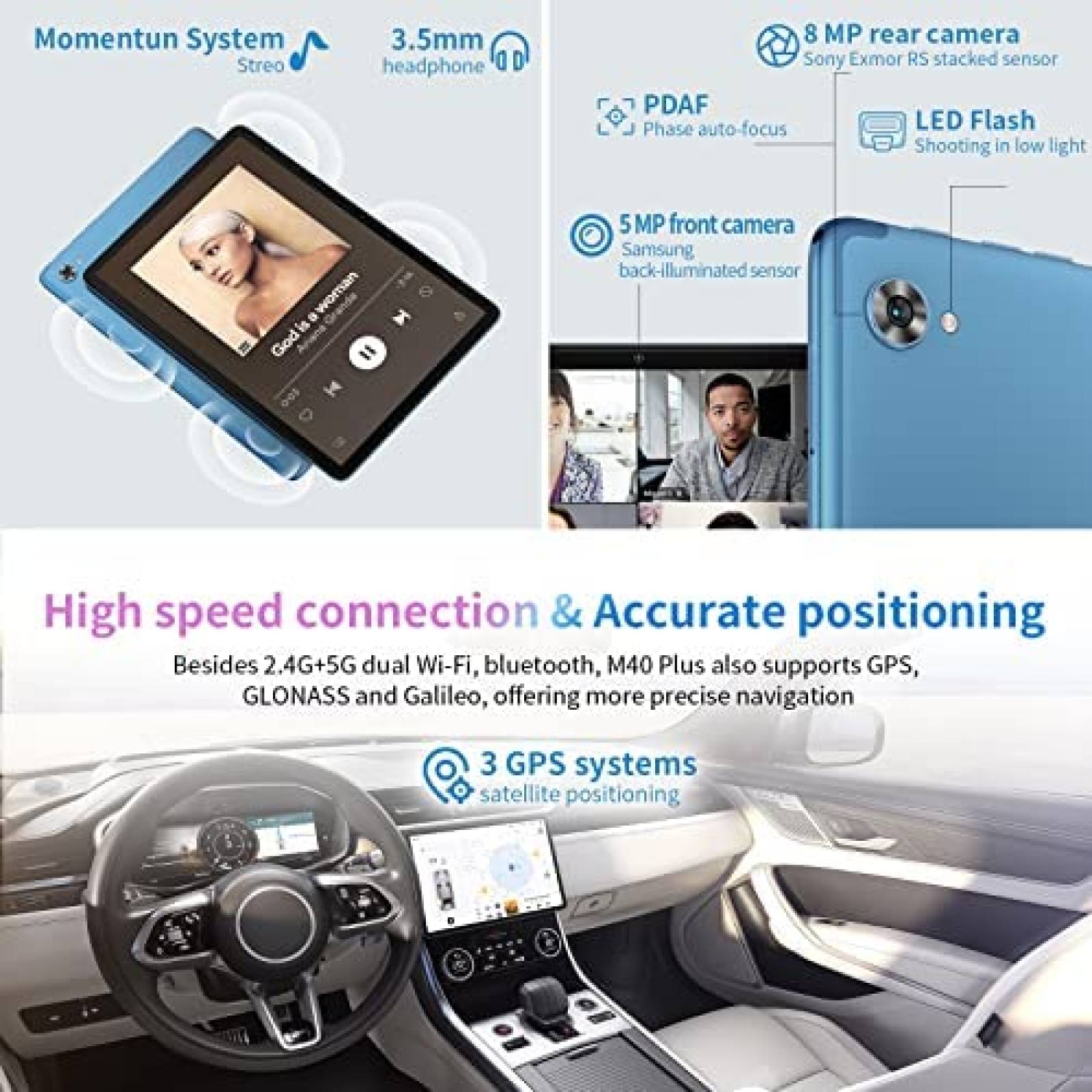 Tablet TECLAST M40Plus 10'' OctaCore 8GB 128GB -Azul