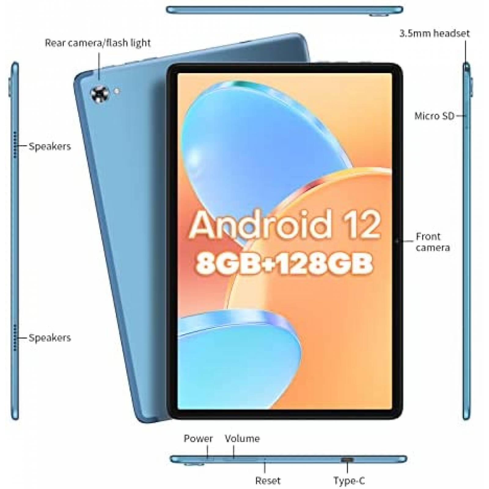 Tablet TECLAST M40Plus 10'' OctaCore 8GB 128GB -Azul