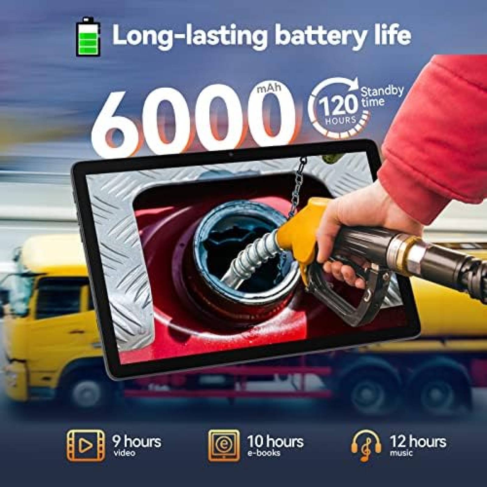 Tablet kinstone 10.1'' 64GB Bluetooth 5.0 WiFi -Gris