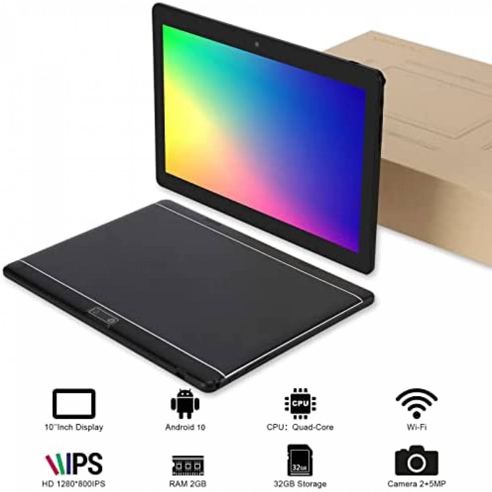 Tablet Veidoo T12 10.1'' 2GB RAM 32GB Dual Sim 4 Core -Negro