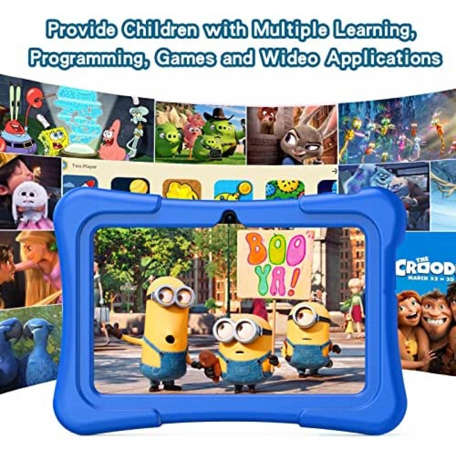 Tablet para Niños Pritom K7 PRO 7'' 2GB RAM 32GB -Azul