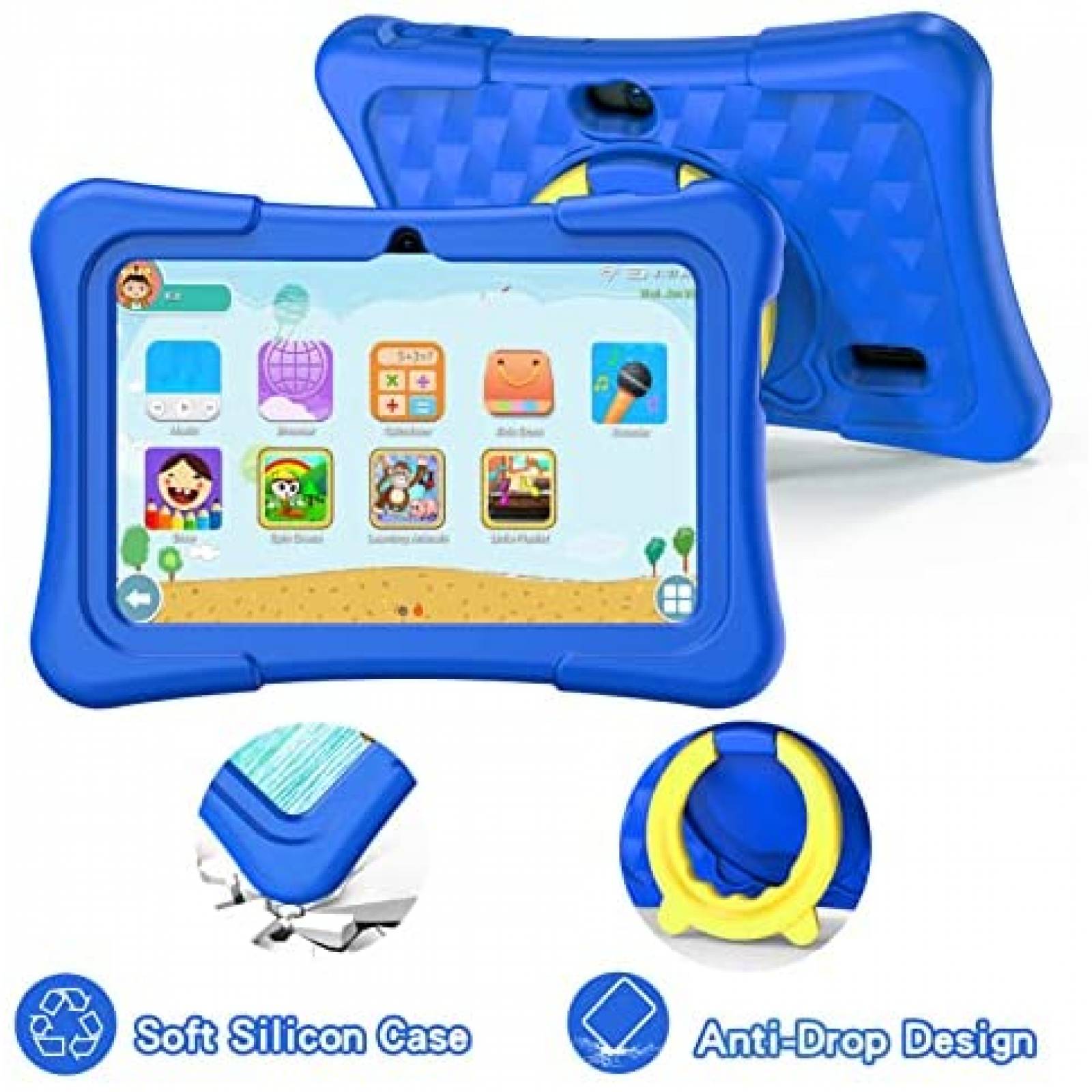 Tablet para Niños Pritom K7 PRO 7'' 2GB RAM 32GB -Azul