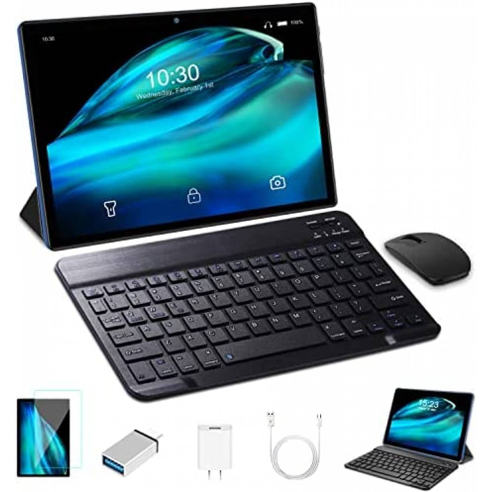 Tablet DUODUOGO S9 10.1 Pulgadas 4G con Accesorios -Azul