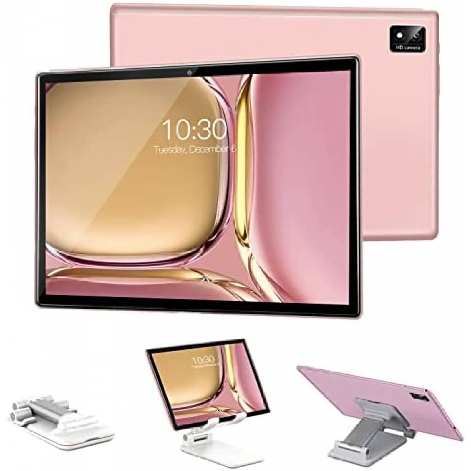 Tablet AOYODKG 10'' IPS 5GB RAM 128GB 8 Core Sim Dual -Rosa